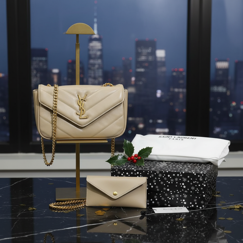 SAINT LAURENT loulou quilted leather sholder bag