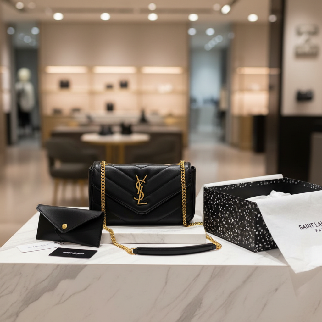 SAINT LAURENT loulou quilted leather sholder bag