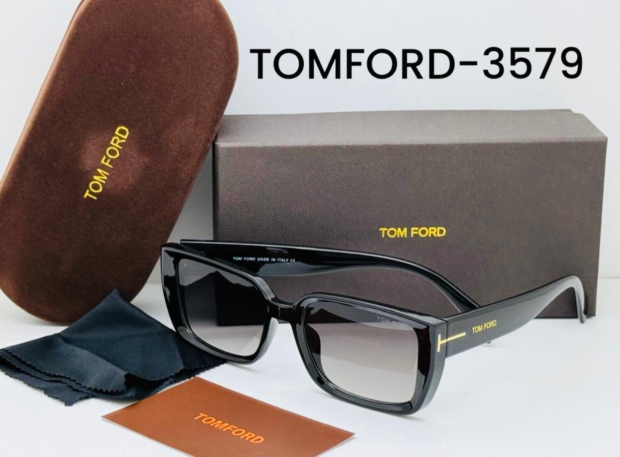 Tom Ford Oversized Sunglasses TOMFORD-3579 – Black & Nude Gradient Frame