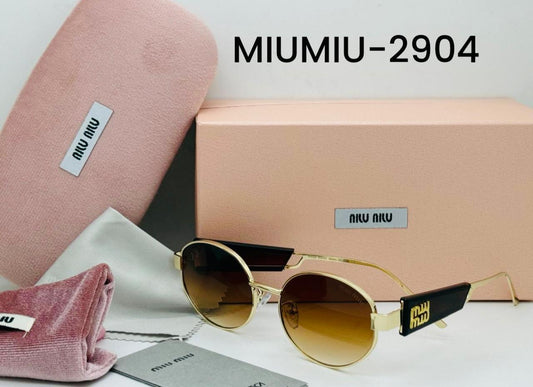 Miu Miu 2904 Round Gradient Sunglasses