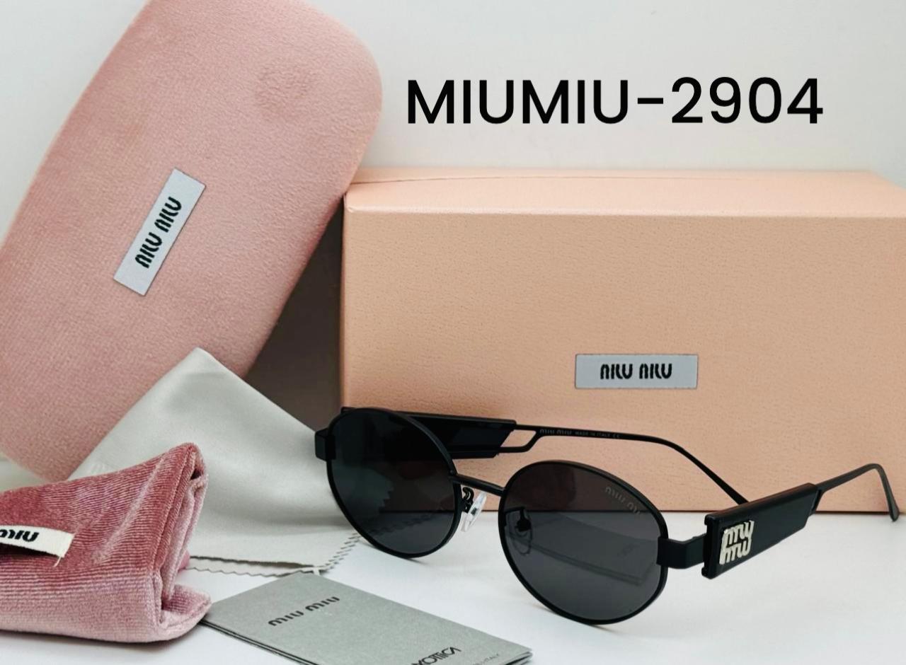 Miu Miu 2904 Round Gradient Sunglasses