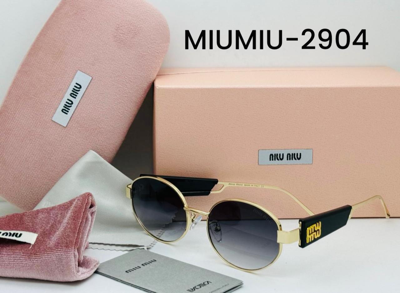 Miu Miu 2904 Round Gradient Sunglasses