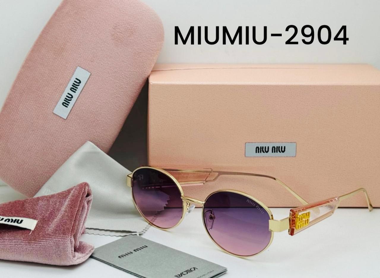 Miu Miu 2904 Round Gradient Sunglasses