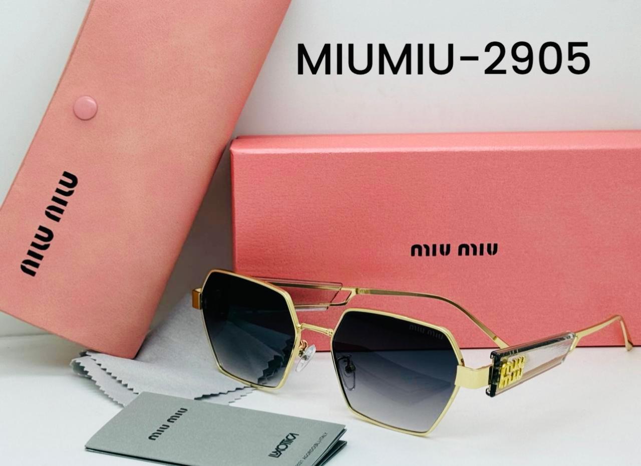 Miu Miu 2905 Geometric Gradient Sunglasses