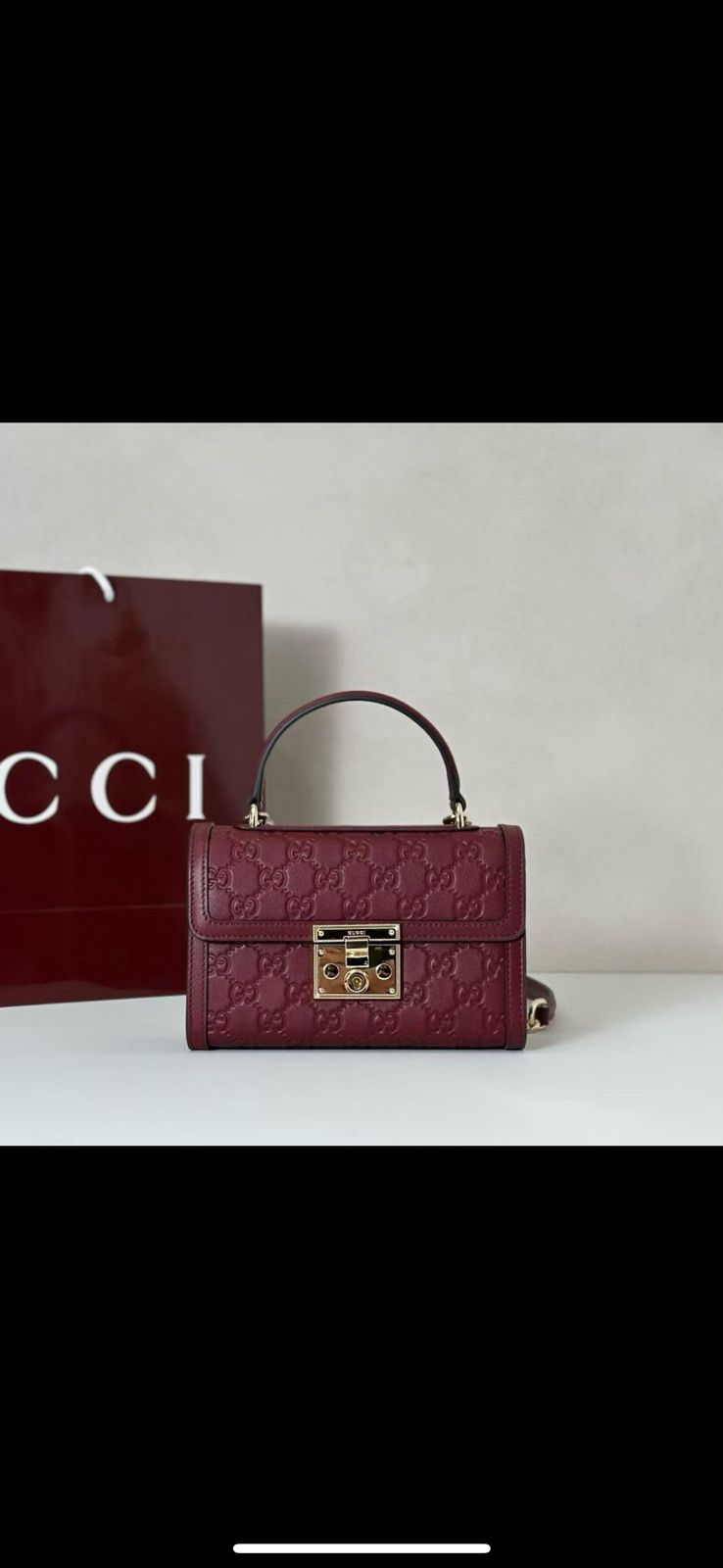 Gucci Padlock Small Top Handle Bag