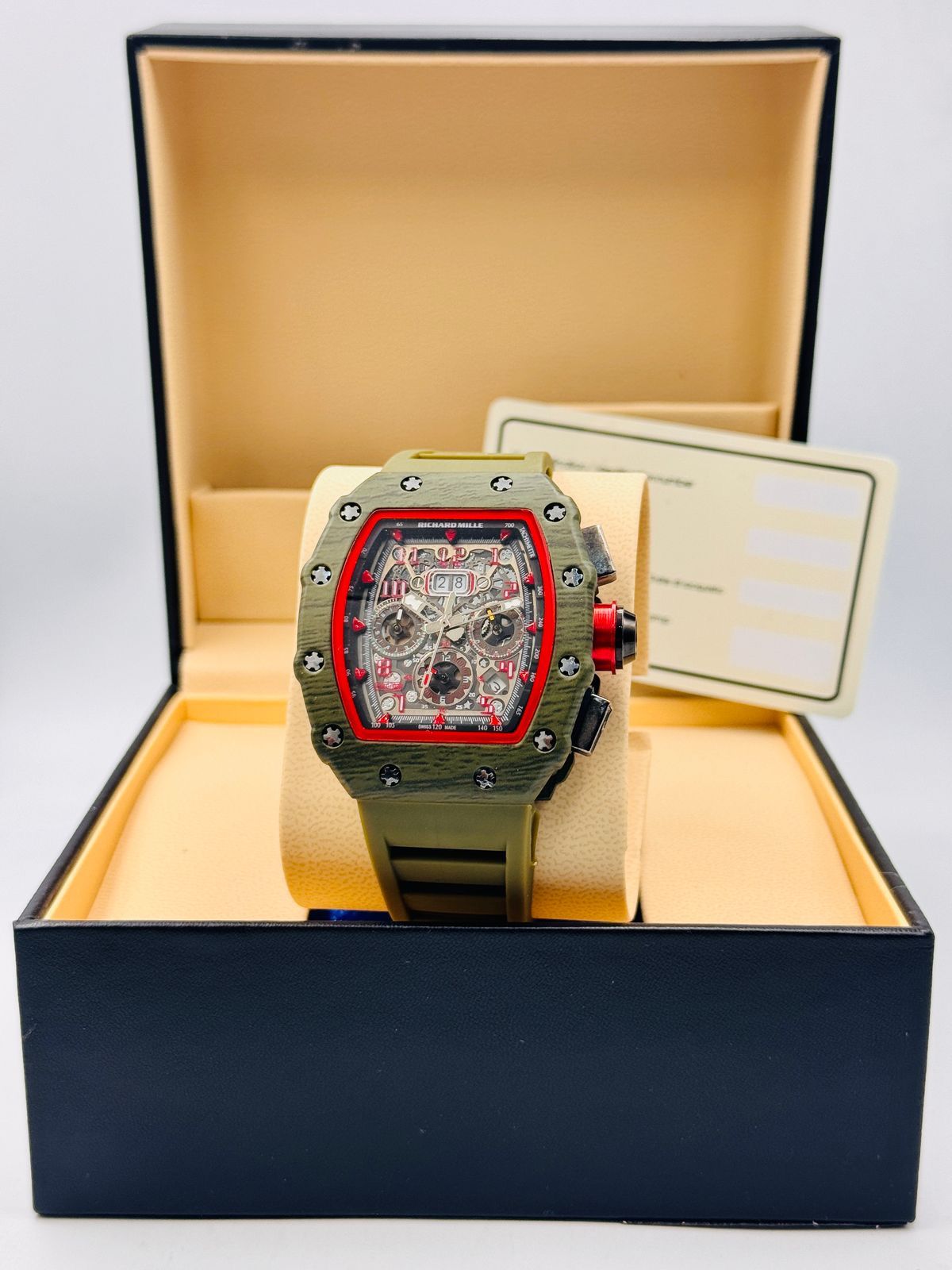 Richard Mille-Style High-Performance Skeletonized Flyback Chronograph