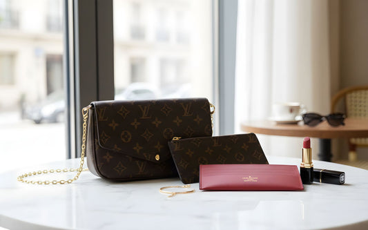 Louis Vuitton Felicie Monogram Canvas Pochette Bag